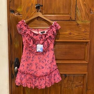 Grace Mini Dress in Pink Baybreeze MAJORELLE